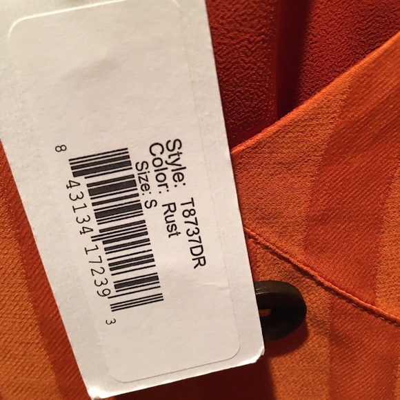 Sugar-lips Small Button Detail Tonal Stripe NWT - Picture 6 of 8